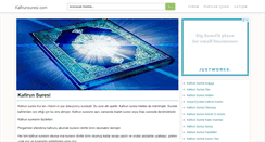 Desktop Screenshot of kafirunsuresi.com