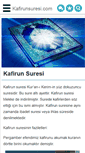 Mobile Screenshot of kafirunsuresi.com